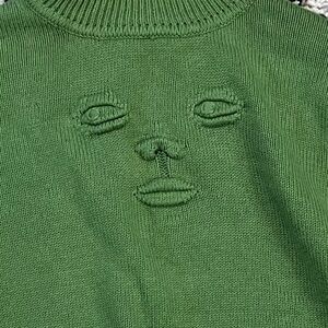 Fashion Brand Company Face Sweater Lime Green S